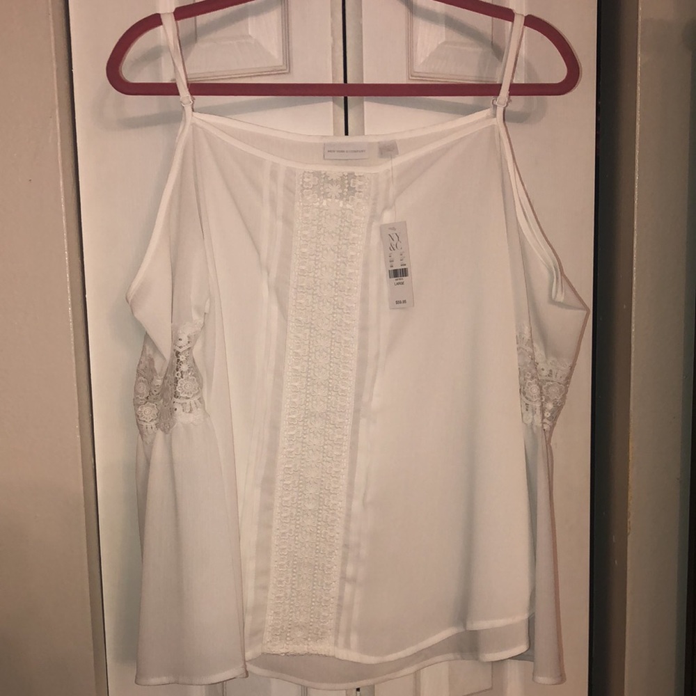 NWT - NY & Co. off the shoulder blouse